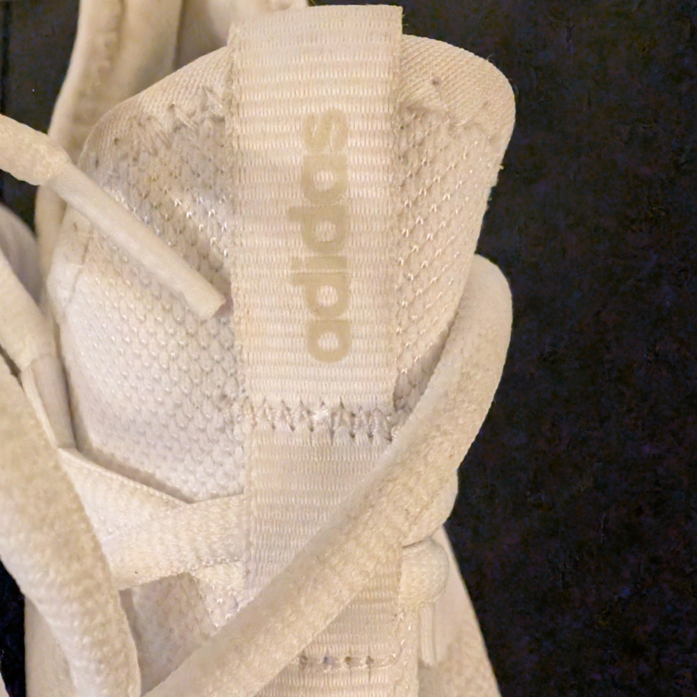 Adidas White High-Top Sneakers (Sz - Picture 2 of 9